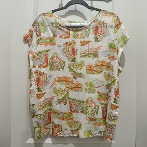 Cynthia Rowley 100% linen